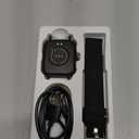 Smart Watch for Men Women SmartWatch 1.83" for iPhone Samsung Android Phone Compatible, Fitness Tracker Watch with Pedometer, Heart Rate/Sleep Monitor, Blood Oxygen, IP68 Waterproof (Black)