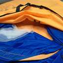 Dog Agility Tunnel with Ventilated mesh, Dog Agility Equipment, Dog Agility Training with Carry Bag (Blue+Orange)