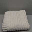 Non Slip Fuzzy Pet Couch Covers for Sofa, Washable Couch Cushion Covers for Large Dogs (27in*59in, White)