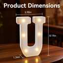 2026 Graduation Decorations PROUD OF U Light Up Letters, Proud of You Marquee Letters for High School College Congratulation Graduation Party Decor, Led Letter Sign for Class of 2026 Grad Party