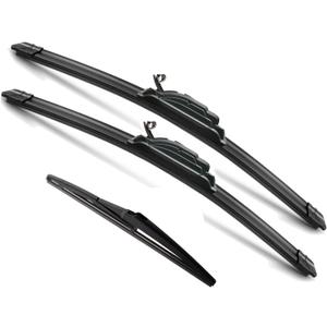 JustCar 3Pcs for Lexus CT200h Windshield Wiper Blades 2011 2012 2013 2014 2015 2016 2017, Original Equipment Automotive Replacement Windshield Wiper Blades - 26"/18"/8" (Set of 3) U/J HOOK