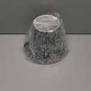 GO&SO 9 Inch Farmhouse Pleated Lamp Shades Set of 2 Small Floral- Soft Green Textured Fabric Crinkle Lamp Shade Replacement,5"9"6.4"(Spider) Bell Printed Lampshade for Table/Wall Lamp Cafe Decor