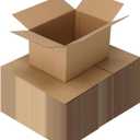 CRUGLA 40 Packs 7x5x4 Shipping Boxes for Small Business, Corrugated Cardboard Boxes Bulk for Shipping Packing Mailing