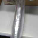 Byvivace 200Counts 12 OZ. Hard Plastic Cups Fancy Disposable Cups for Party, 12 Ounce Clear Elegant Wedding Cups Disposable Wine Glasses for Parties