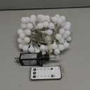 JMEXSUSS 100 LED Connectable Globe String Lights Indoor Bedroom, 33ft Warm White Christmas Lights Plug in with Remote, 8 Modes Hanging Fairy Light Outdoor for Room Classroom Party Spring Home Decor