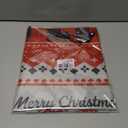 IVN Beach Snowman Christmas Garden Flag 28 x 40 Inch Double Sided House Flag with Shell Palm Tree and Seagull Design for Coastal Outdoor Holiday Decor