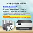 936XL Ink Cartridges with Chip Replacement for HP 936e 936XL Ink cartridges Combo Pack for HP OfficeJet Pro 9110b 9120b 9130b OfficeJet Pro Wide Format 9720 9730 Printer (Black Cyan Magenta Yellow)