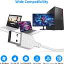 USB Earbuds for PC,Headphones with Microphone for Computer,Wired USB Headset with Mic Audio Control Noise Isolating Stereo Laptop Earphones for Dell for HP for Surface Switch Office Zoom Working White