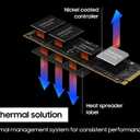 Samsung 990 PRO SSD 4TB PCIe 4.0 M.2 2280 Internal Solid State Hard Drive, Seq. Read Speeds Up to 7,450 MB/s for High End Computing, Gaming, and Heavy Duty Workstations, MZ-V9P4T0B/AM