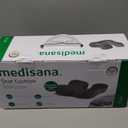 medisana Seat Cushion, SC 100 Seat Cushions for Office Chairs, Car Seat, Wheelchair - Sciatica & Tailbone & Coccyx Pain Relief Pillow for Driver Sedentary, Gift for Women Men(Size:18*14.6*3.54in-Grey) (Large)