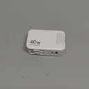 Retractable USB C Charger Wall Plug with 35.5in/90cm Type C Cables Cords,40W Fast Charging Foldable Block Multi Charger for All Devices for iPhone 17/16/15/14/13/12,iPad,Galaxy,Pixel (White)