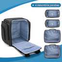 BAFASO Large Pill Bottle Organizer with 4 Inner Removable Pouches, Medicine Bag Come with Shoulder Strap (BAG ONLY), Black