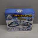 Track Car Toys, 269 PCS Racing Tracks Toy, Create A Frozen World Race Road, Flexible Tracks Playset & 2 PCS Cool Race Cars, Toddler Toys Birthday Gifts for Age 3 4 5 6 Year Old Boys Girls (Blue)