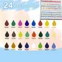 2026 New Watercolor Kit, Mini Watercolor Paint Set, Pocket Watercolor Set with Paint, Brush,bag, Sketchbook & Copper Clip, Travel Kit for Beginners, Artists & Painting Enthusiasts(Walnu -15 Grids)