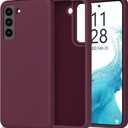 bemal for Samsung Galaxy S21 Case - Smooth Silky Liquid Silicone - Slim Fit Soft Microfiber Lining - Designed for Women and Girls - Shockproof Protective Phone Cover 6.2"