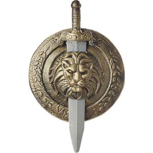 California Costumes Gladiator Combat Shield and Sword (One Size, Multi)