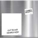 Magnet and Message Board Extra Large 30 x 28 x 0.7 Inch Magnet and Message Board | Mountable Steel Bulletin Board (Silver)