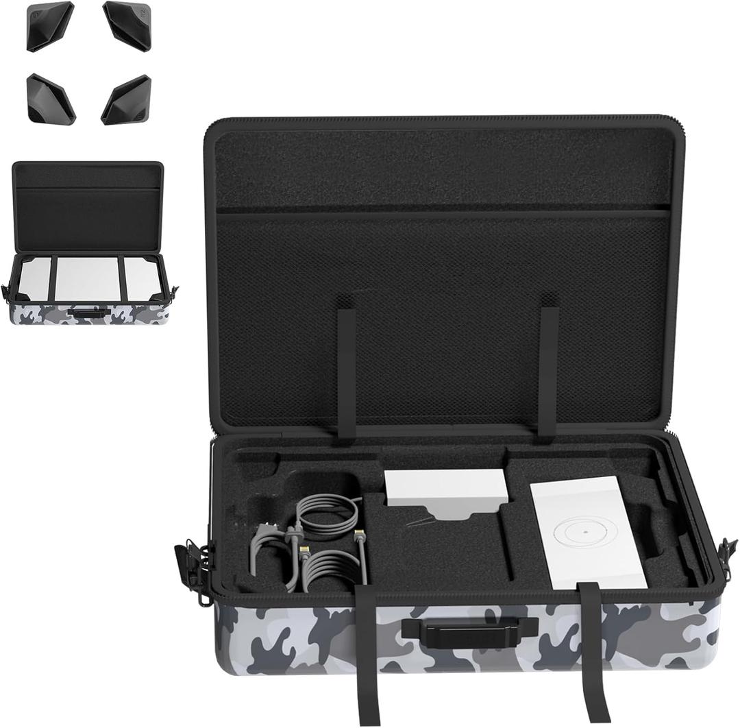 BarBaren for Starlink Gen 3 Case, for Starlink Case Gen 3 with 4 PCS Starlink Gen 3 Dish Protector Camo-Lightweight and Waterproof