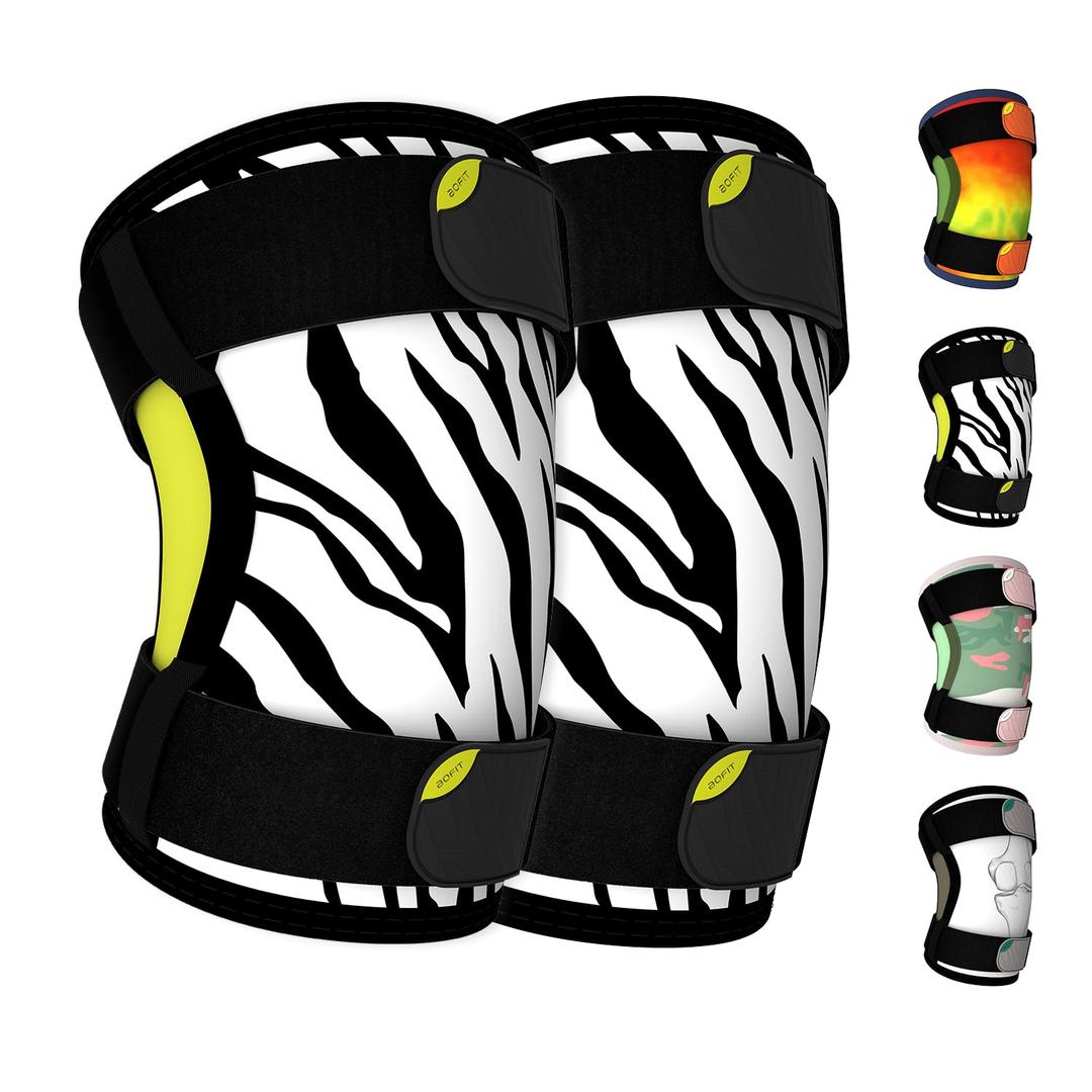 Knee Brace For Women Men 5mm for Fitness, Weightlifting S (1 Pair) | Knee Compression Sleeves, Non-Slip Neoprene with Adjustable Strap, , for Squats, Fitness, Weightlifting, and Powerlifting (S)