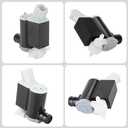 Windshield Washer Motor Pump for Hyundai Veloster 4-door 2011-2017 for Hyundai Santa Fe 5-door 2013-2018 | High-Pressure Spraying | Windshield Washer Pump | Replace Part 98510-2V100, 985102V100