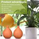Blushtier 2 Pcs Watering Pots Large Terracotta Watering Pots with Lid 102 oz Terra Cotta Self Watering Pots Water Dripper Automatic Plant Irrigation Devices System for Indoor Outdoor Plants