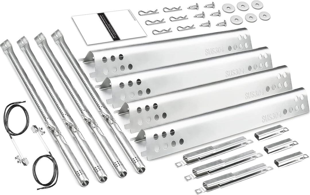 Grill Replacement Parts for Charbroil Performance 463342119, 463335517, 463347017, 463332718, 304 Stainless Steel Grill Parts for Char-Broil 463342118, 463376017, 463332718, 16 15/16" Heat Plate