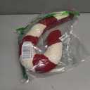 Christmas Pillows Candy Cane White Throw Pillow Stick Pillow Christmas Decorations Soft Winter Pillow Cute Plush Pillow Cushions for Couch Sofa Bed,21x9 Inch