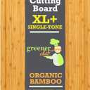 GREENER CHEF 20 Inch XL+ Organic Bamboo Cutting Board - Extra Large Butcher Block for Kitchen, Meat, Veggies, Charcuterie with Deep Juice Grooves & Lifetime Replacements (Single-Tone)