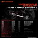 A-Premium CV Axle Shaft Assembly Compatible with Mazda 3 2005-2013, 5 2006-2010 2012-2015, 2.0L 2.3L 2.5L, Front Left Driver Side, Replace# GG2625600H, GG2825600D