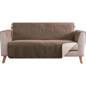 Toffee Loveseat Covers 2 Cushion Couch, Water-Repellent Sofa Cover for Love Seat, Washable Quilted Couch Covers, Pet Friendly Sofa Slipcovers (Loveseat 56", Raw Umber)