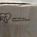 IRIS USA Storage Bins with Lids |Made in USA| 4 Qt - (4-Pack) - Clear