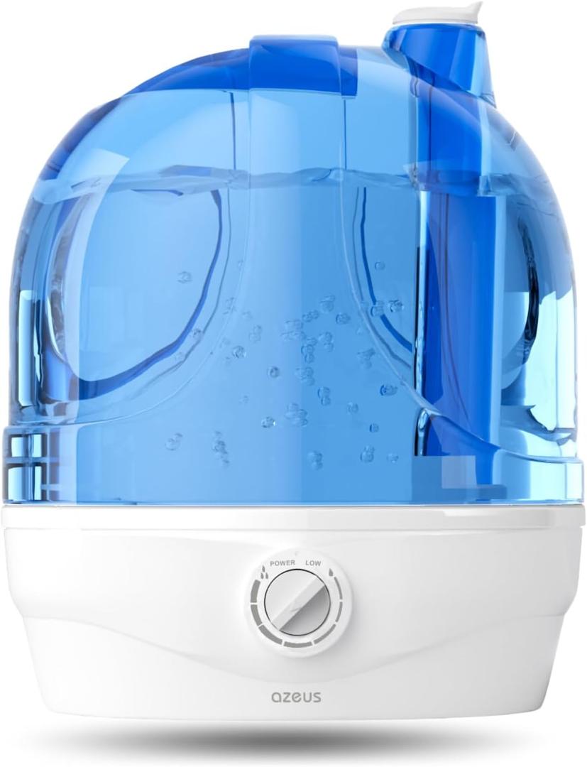 Humidifiers, 2.8L Ultrasonic Cool Mist Humidifier for Large Room Babies Office, Quiet Humidifiers with Microporous filters, Lasts up to 50 Hours, Auto Shut-Off (BPA-Free)