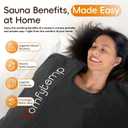 Comfytemp Extra Large 35"X78" Sauna Blanket, Dual Zone Temperature Control