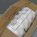 LE SURE Cute Orthopedic Dog Bed Large Sized Dog, Waterproof Chic Flat Pet Beds with Removable Washable Cover, Fuzzy Thick Egg Crate Foam Pet Mat for Indoor Use (36" x 27", Grey)