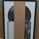 MCS Double Matte Record Album Frame, 16.5x25 Record Frame, Black Frame for LP Vinyl Record & Jacket Display with Black Matting (1-Pack)