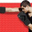 BEAST RAGE Boxing Gloves Muay Thai Kickboxing MMA Fight Bag Training Punch Hitting Workout Men Women Sparring Fitness Mitts Heavy Padded Martial Arts Sports (12 OZ, Matte Black)