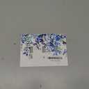 Navy Blue Eucalyptus Leaf 3 Gang Toggle Light Switch Cover, Summer Watercolor Plant Floral Teal Leaves Decorative Three Device Triple Toggle Switch Face Wall Plate Electrical Decorator Outlet Cover