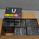 U by Kotex Click Multipack Tampons, Compact, Regular/Super/Super Plus Absorbency, Unscented, 180 Count (6 Packs of 30) (Packaging May Vary)