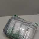 Wardrobe Clothes Organizer 7 Grids Portable Closet Organizer Mesh Separation Storage Box Foldable Closet Drawer Organizer for Underwear Socks Scarves Leggings (Grey, 4 Leggings Grid)