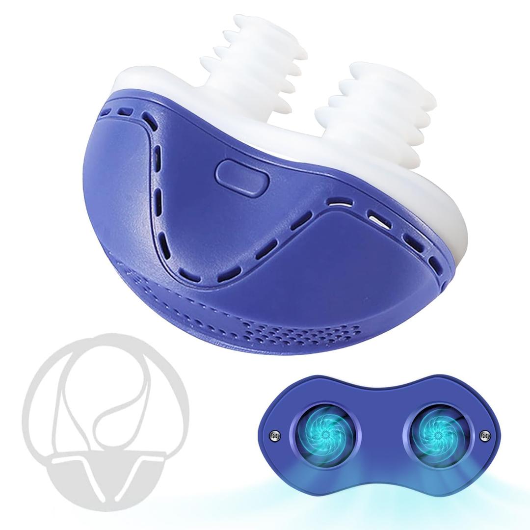 Anti Snoring Device  Mini  Variable Anti Snoring Aid  Upgraded StopSnoring Solution  Suitable for All Nose Shapes  Blue  D88