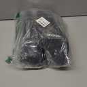 Men's Ballroom Dance Shoes Black Leather Sole Tango Salsa Latin Character Shoe (8.5)