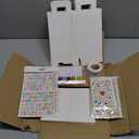 Cherizia Dog House Treat Boxes, 28 Piece Party Favor Set, White Gift Boxes with Handle, DIY Craft Supplies