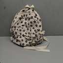 Bluboon Girls Mini Backpack Womens Small Backpack Purse Teens Cute Casual School Bookbag(Beige floral)