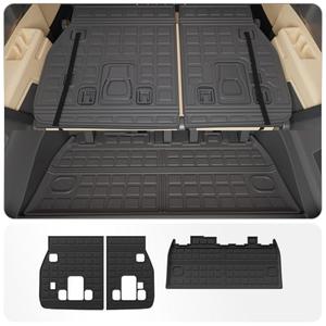 Amazon.com: Thinzyou Cargo Mat Compatible with 2022-2025 2026 Kia Carnival & 2025 2026 Carnival Hybrid Trunk Mat Cargo Liner Trunk Liner TPE All Weather Back Seat Cover Protector 2024 Carnival Accessories : Automotive