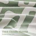 Boho Couch Cover for Dogs Washable Chenille Sofa Covers Reversible Sofa Slipcover Pet Friendly for Sectional Sofa, 2 or 3 Cushion Couch (Boho2 Sage Green, 71" x 134")