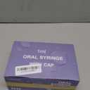 50 Pcs 1ml Syringes with Caps Oral Dispenser Individually Sterile Warpped for Medicine Dropper, Colostrum Collect Feeding Pets, Liquid