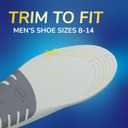 Dr. Scholls Flat Feet Support Insoles for Men, Size 8-14: Immediately Relieve Discomfort, Cradle Feet & Improve Ankle Alignment, Due to Overpronation, Low & Fallen Arches, Reduces Lower Body Stress