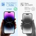 pcgaga Silicone Phone Case for iPhone 15 Pro Max with Screen Protector [Ring Holder Stand] [Wrist Strap] [Microfiber Lining] Slim Shockproof Protective Cover, 6.7 Inch (Black)