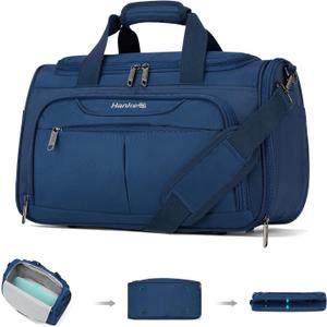 Hanke Underseat Carry On luggage Bags for Travel, Foldable Travel Bags for Women, Soft Lightweight Personal Item Travel Bag Small Carry On Bags for Airplanes, Travel Tote Bags for Women Men.Blue Hanke Underseat Carry On luggage Bags for Travel, Foldable Travel Bags for Women, Soft Lightweight Personal Item Travel Bag Small Carry On Bags for Airplanes, Travel Tote Bags for Women Men.Blue