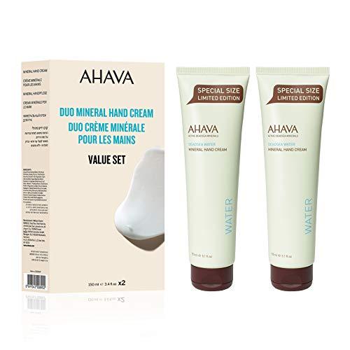 AHAVA Duo Active Dead Sea Minerals Hand Cream 3 x 150 ML - Value Set,5.1 Fl Oz (Pack of 3)